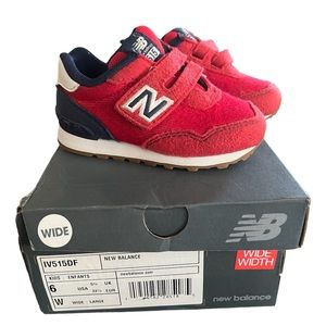 New balance, Kids, six wide Red, no pets, non-smoking home